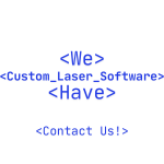 Custom Laser Software Logo