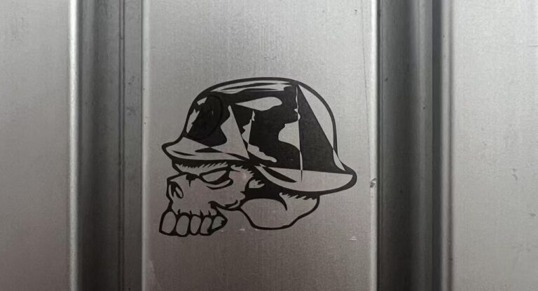 Aluminium Black Engrave